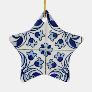 Azulejo Ceramic Tree Decoration