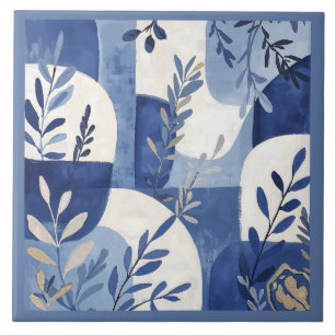 Azulejo Mediterranean Blue White Tile
