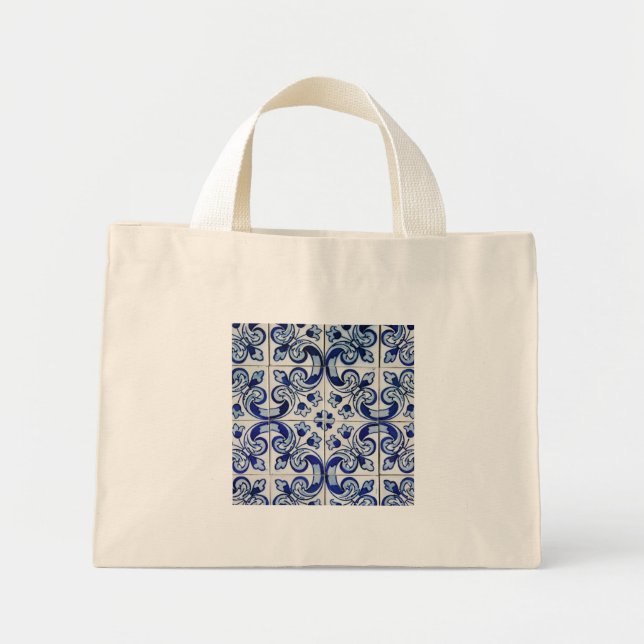 Azulejo Mini Tote Bag (Front)