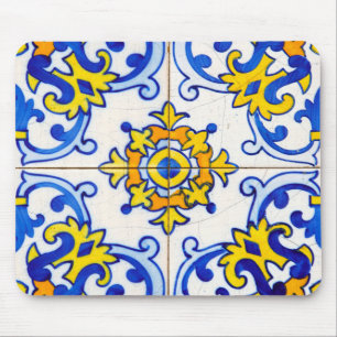 Azulejo Panel Tiles Mouse Mat