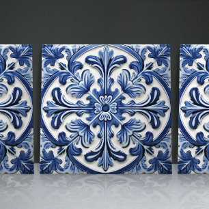 Azulejo Portuguese Marine Lisbon Ornamental Art Tile
