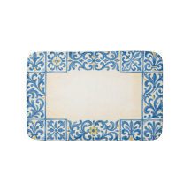 Azulejo Portuguese stationary watercolor design