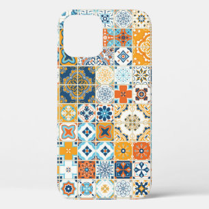 Azulejo Portuguese Tiles: Multicolor Vintage iPhone 12 Case