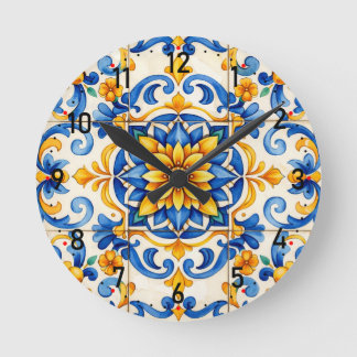 Azulejo Time Shouter Clock