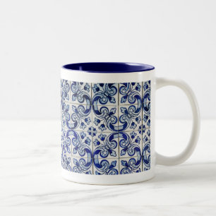 Azulejo Two-Tone Coffee Mug