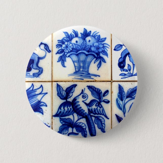 azulejos 6 cm round badge (Front)