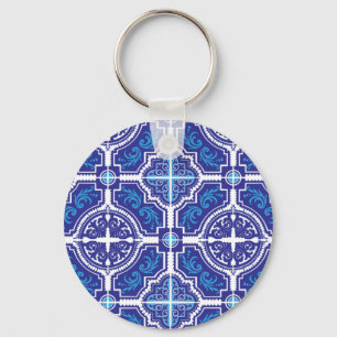 Azulejos - Carreaux portugais Key Ring