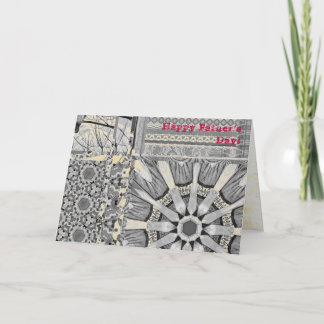 Azulejos Geometric Tiles with Bird of Peace Card