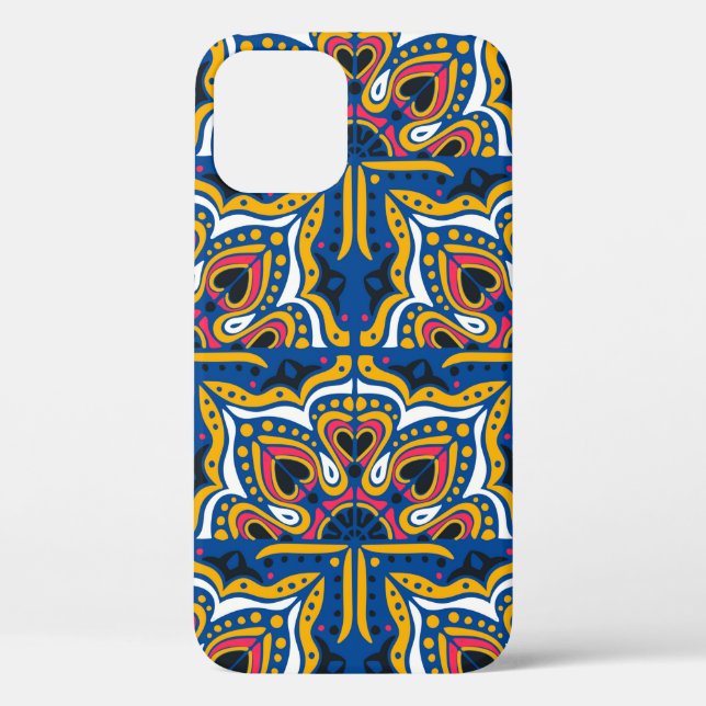 Azulejos portugal seamless pattern Case-Mate iPhone case (Back)