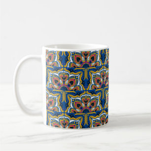 Azulejos portugal seamless pattern coffee mug