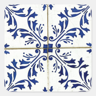 Azulejos Square Sticker