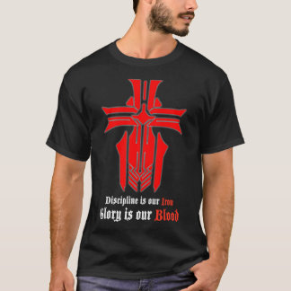 Azur Lane - Iron Blood Logo with slogan Black T-Shirt