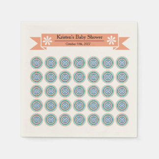 Azura Crest Baby Shower Paper Napkins