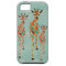 Azure & Amber Giraffes iPhone Case