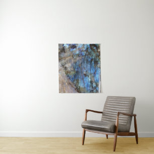 Azure and Iridescence Tapestry