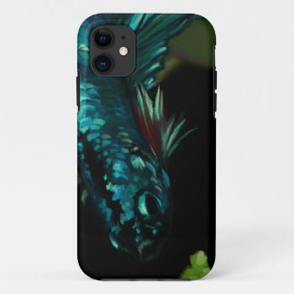 Azure Betta Fish  iPhone 11 Case