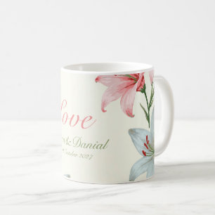 Azure Bloom Coffee Mug