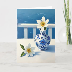 Azure Bloom Mothers Day Card