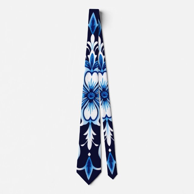 azure blossom tie (Front)