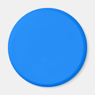 Azure Blue 0080FF Colour - Option to Add Name Magnet