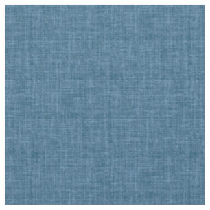 Azure Blue Linen Fabric