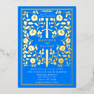 Azure Blue Royal Mediaeval Sword Wedding
