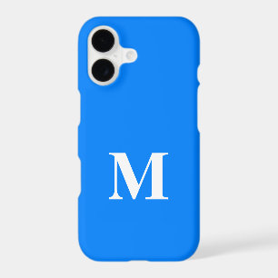 AZURE BLUE Solid Background iPhone X Case