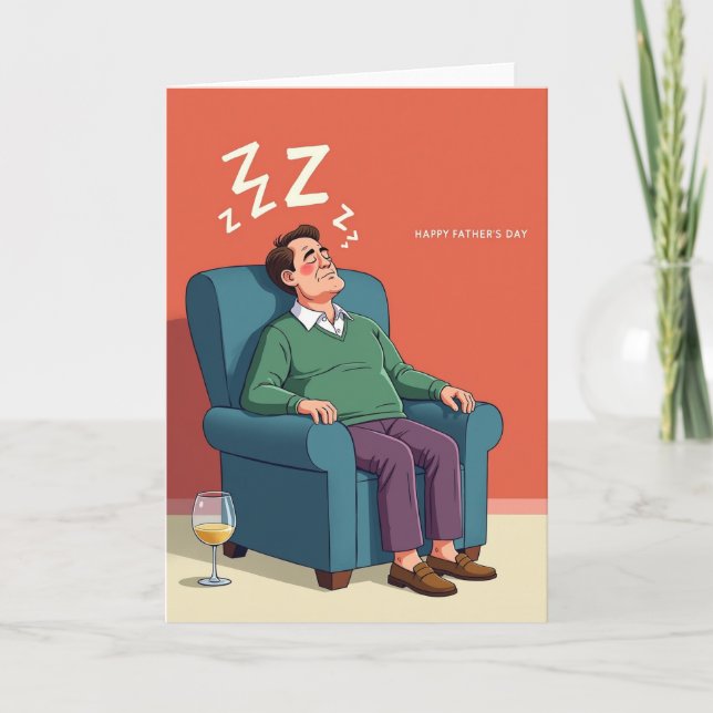 Azure Chair Fathers Day Card (Front)