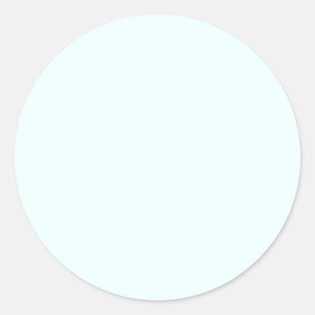 Azure Classic Round Sticker (Front)