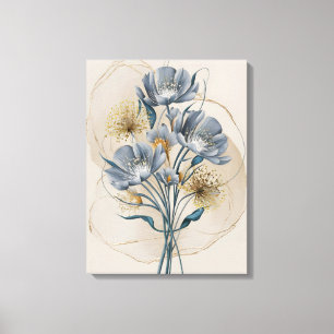 Azure Elegance Canvas Print