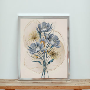 Azure Elegance Photo Print