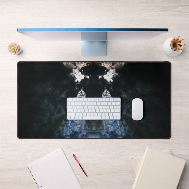 Azure Embrace: Celestial Convergence Desk Mat (Office 1)