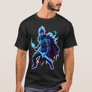 Azure Flame Guardian T-Shirt