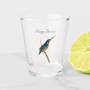 Azure Kingfisher Shot Glass