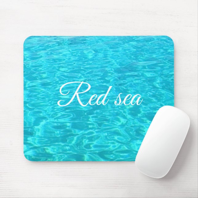 Azure lagoon of Red sea Mouse Mat (With Mouse)