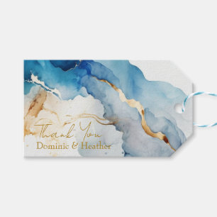 AZURE Marble Dreams Gala Gift Tags