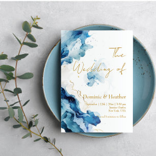 AZURE Marble Dreams Gala Invitation