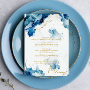 AZURE Marble Dreams Gala Menu