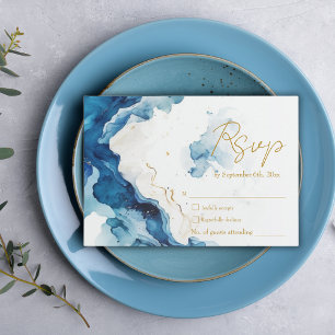 AZURE Marble Dreams Gala RSVP Card