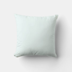 Azure Mist Pale Blue F0FFFF - Option to Add Name Cushion