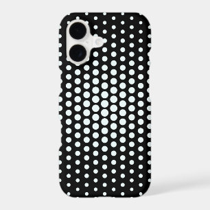 Azure mist Techno Dots Modern Black