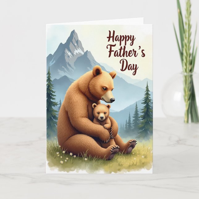 Azure Mountains Father Card (Front)