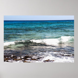 Azure Ocean Poster