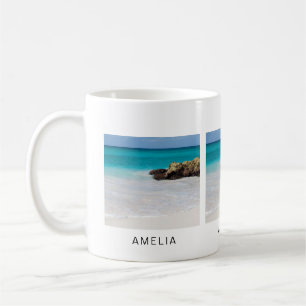 Azure Ocean Sandy Beach Photo Coffee Mug