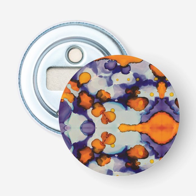 Azure Pumpkin Bottle Opener (Front)