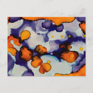 Azure Pumpkin Postcard