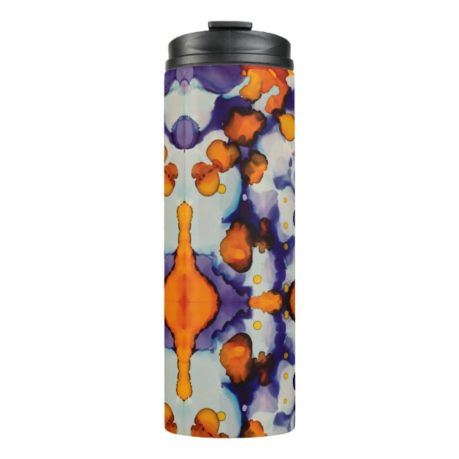 Azure Pumpkin Thermal Tumbler (Front)