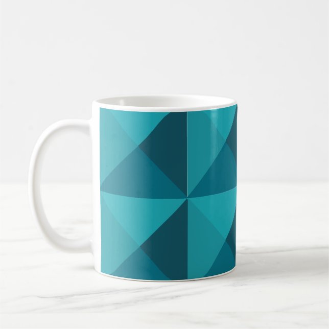 Azure Pyramids  Coffee Mug (Left)