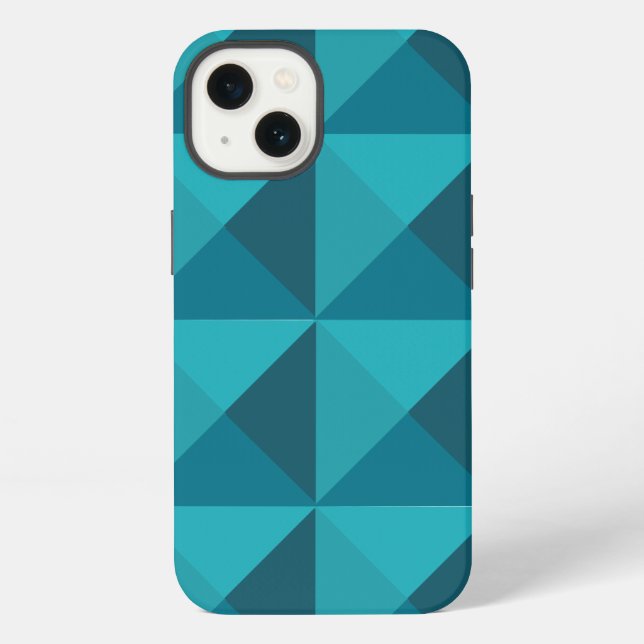 Azure Pyramids  iPhone Case (Back)