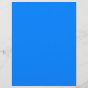 Azure (solid colour) custom letterhead